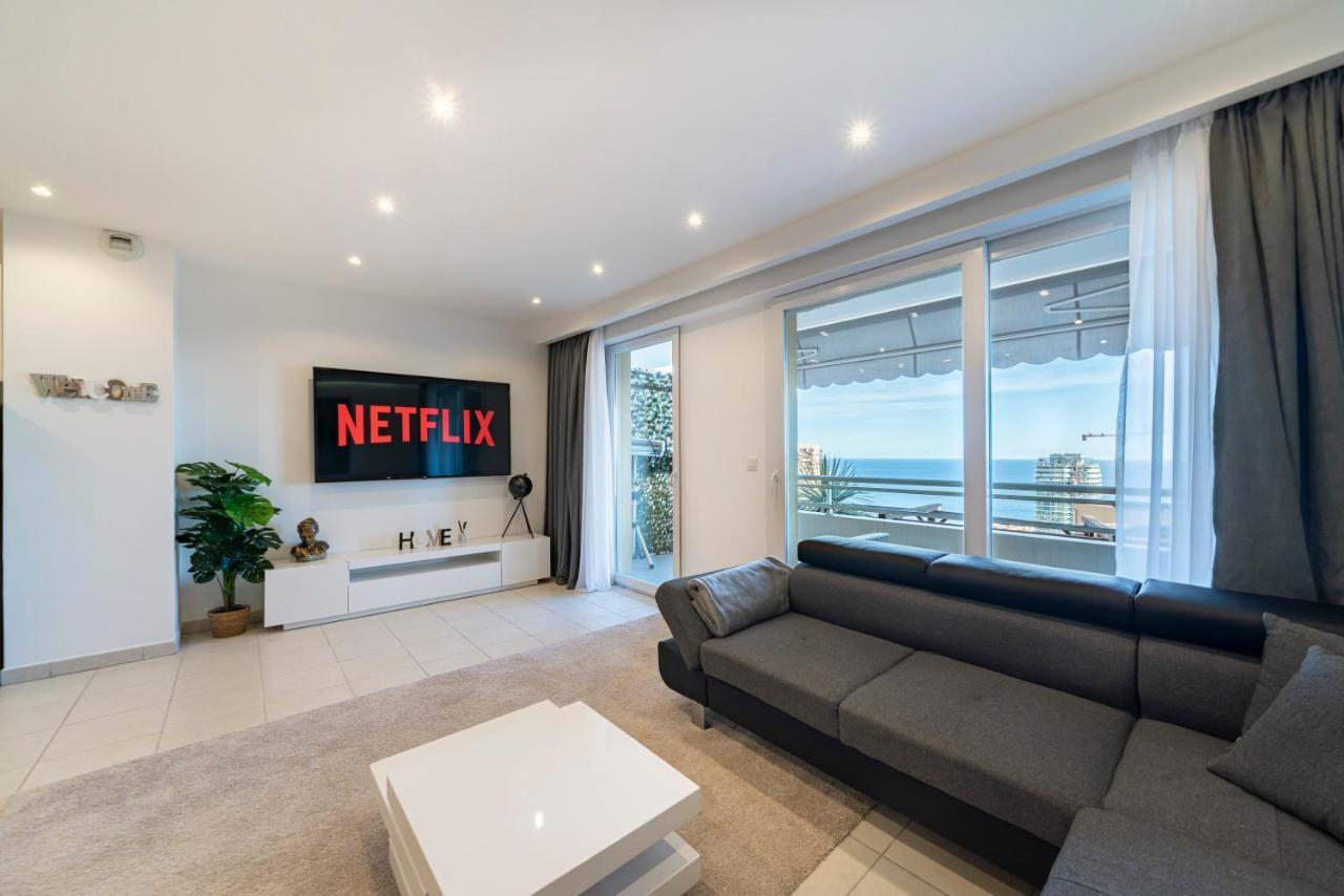 Frontiere Monaco, Terrasse, Vue Mer, Parking - Ab Beausoleil Eksteriør billede
